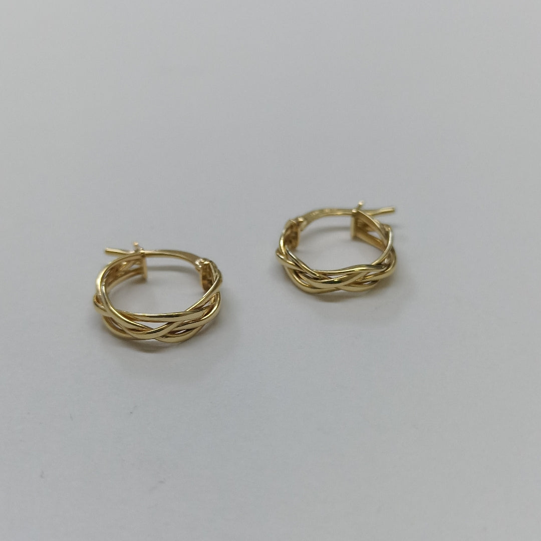 ARRACADAS ORO 14K 1.5 (NUEVO)