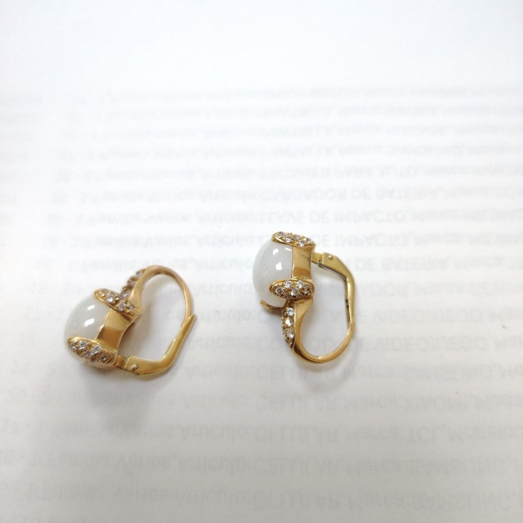 ARETES PAR ORO 18 K 14,20 GRMS (SEMINUEVO)