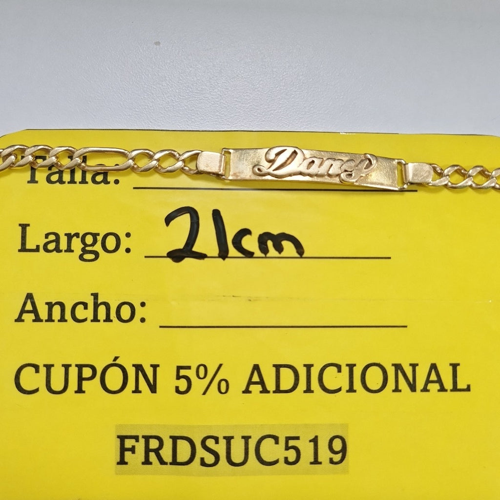 ESCLAVA ORO 14 K 14.4 GRMS (SEMINUEVO)