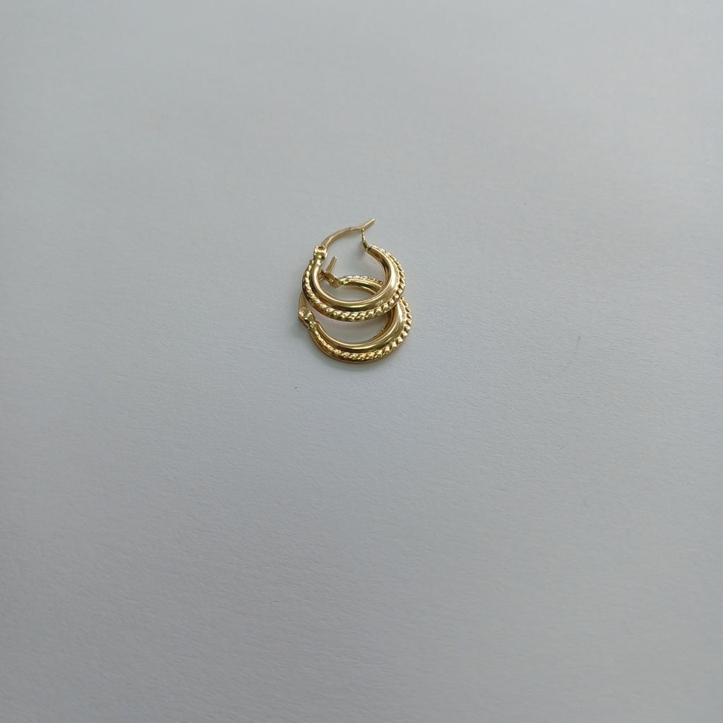 ARRACADAS ORO 14K 0.7 (NUEVO)