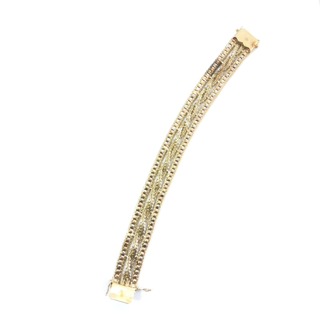 PULSERA ORO 14 K 32.1 GRMS (SEMINUEVO)