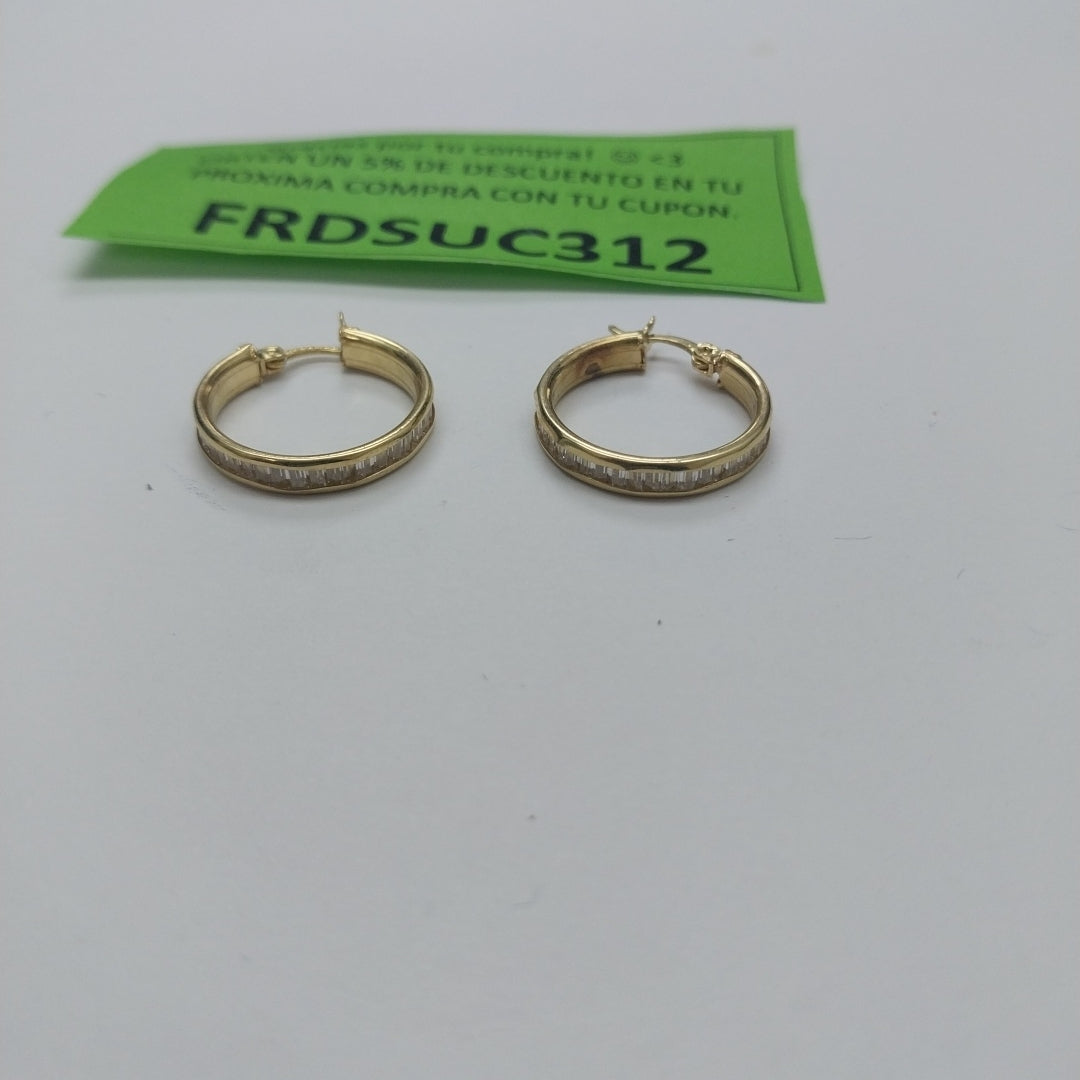 ARRACADAS PAR ORO 10 K 2.4 GRMS (SEMINUEVO)