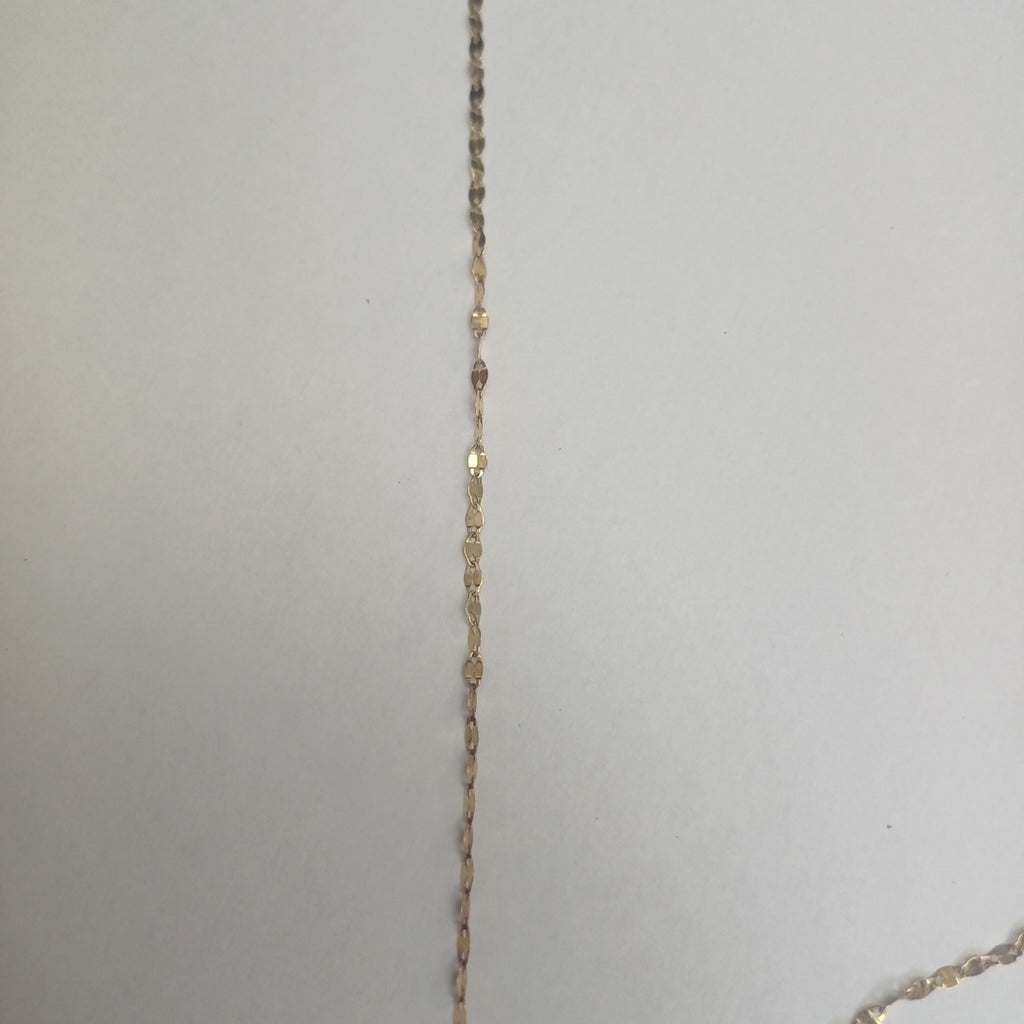CADENA ORO, ORO COMBINADO 10 K 1.4 GRMS (SEMINUEVO)