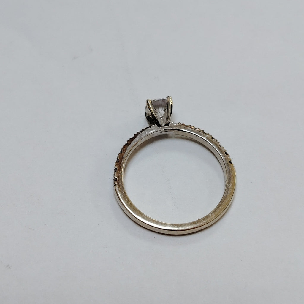 SOLITARIO ORO BLANCO 14 K 2,20 GRMS (SEMINUEVO)
