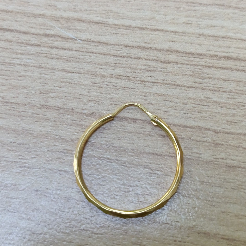 ARRACADAS PAR ORO 14 K 1.4 GRMS (SEMINUEVO)
