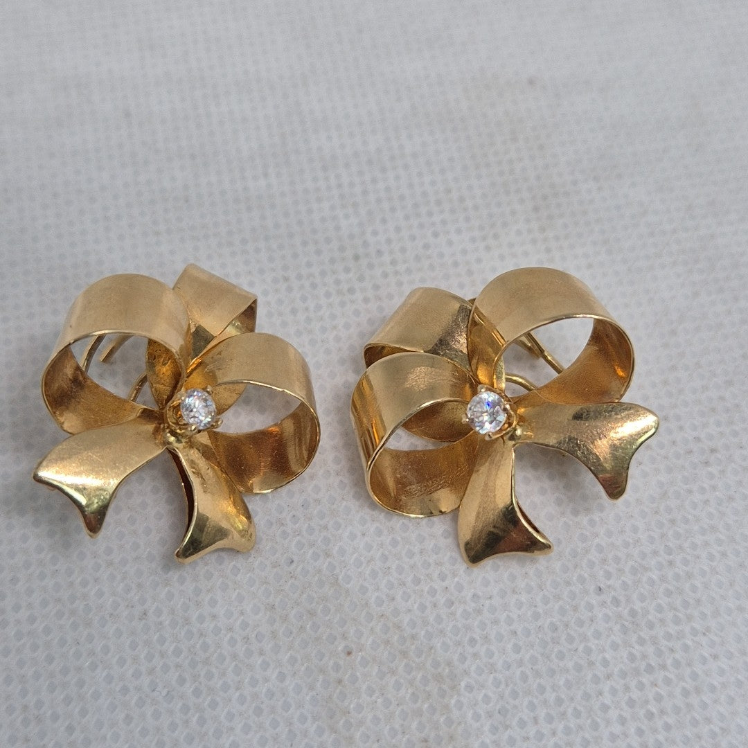 ARETES PAR ORO 14 K 6 GRMS (SEMINUEVO)