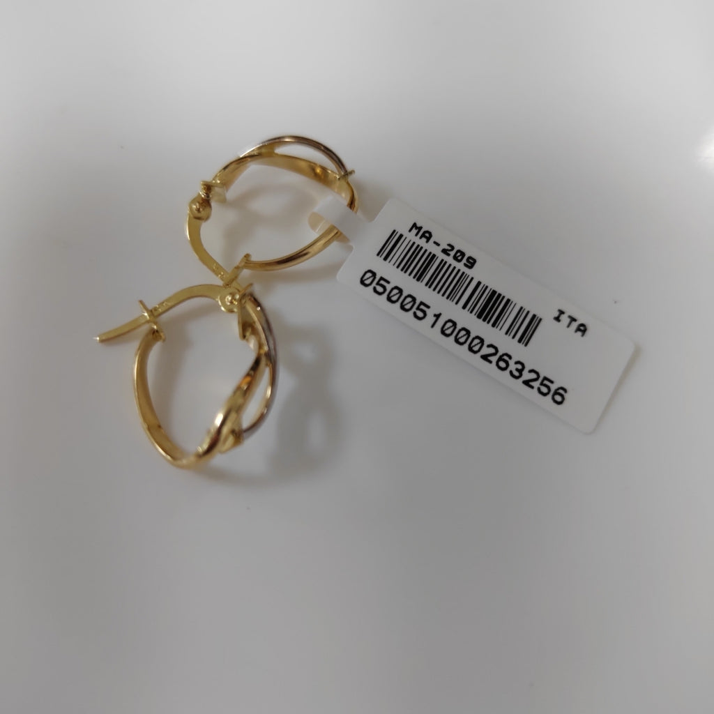 ARRACADAS ORO 14K 1.1 (NUEVO)