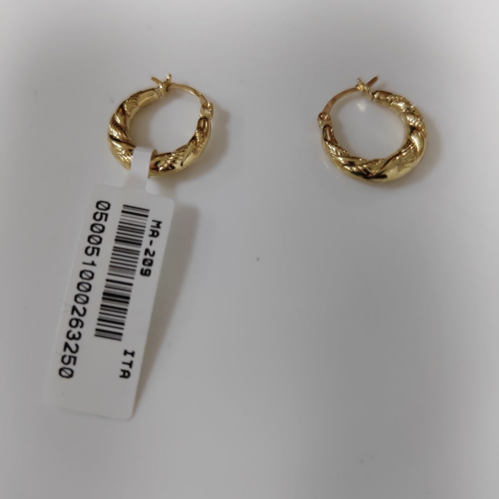 ARRACADAS ORO 10K 0.8 (NUEVO)