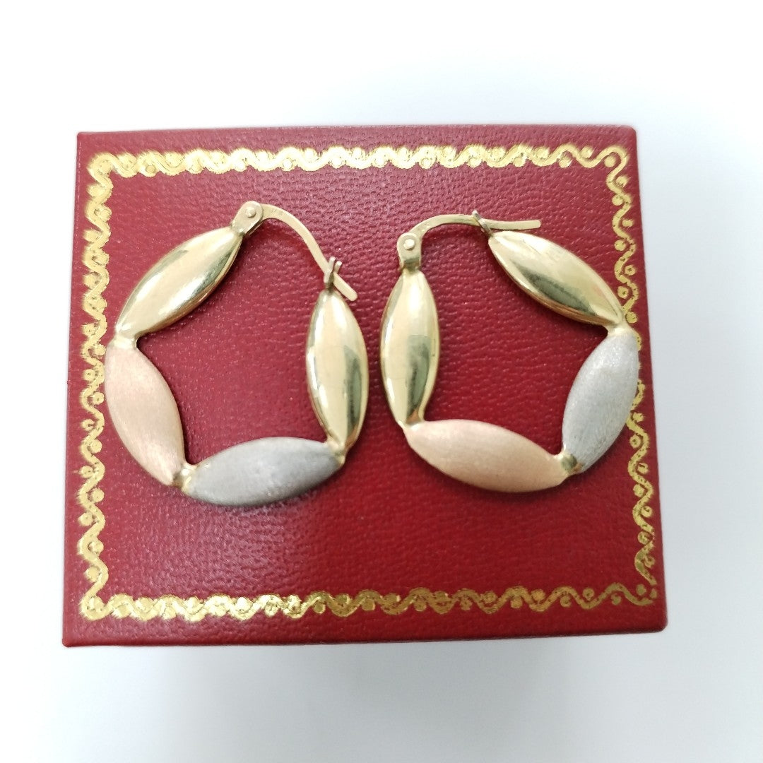 ARRACADAS PAR ORO 14 K 1,40 GRMS (SEMINUEVO)