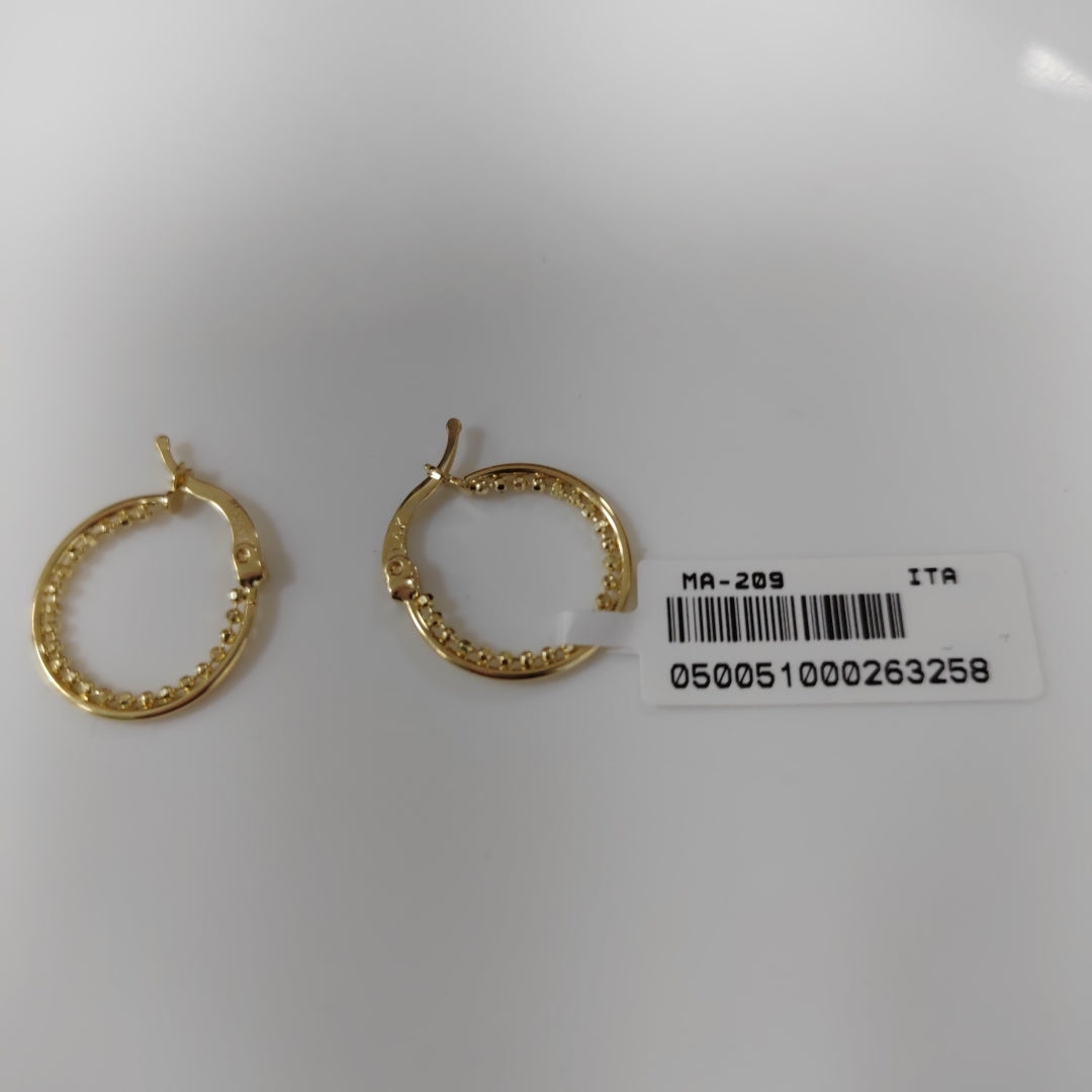 ARRACADAS ORO 14K 1.7 (NUEVO)