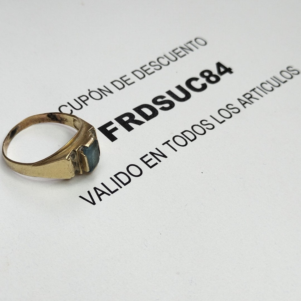 ANILLO ORO 10 K 3.8 GRMS (SEMINUEVO)