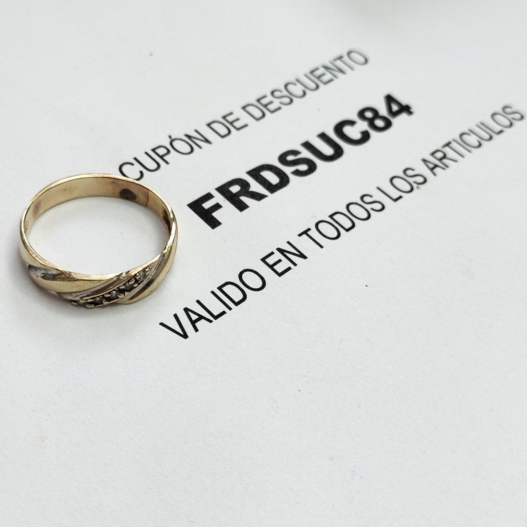 ANILLO ORO 14 K 3.8 GRMS (SEMINUEVO)