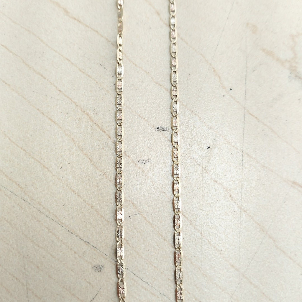 CADENA ORO COMBINADO 14 K 2.3 GRMS (SEMINUEVO)
