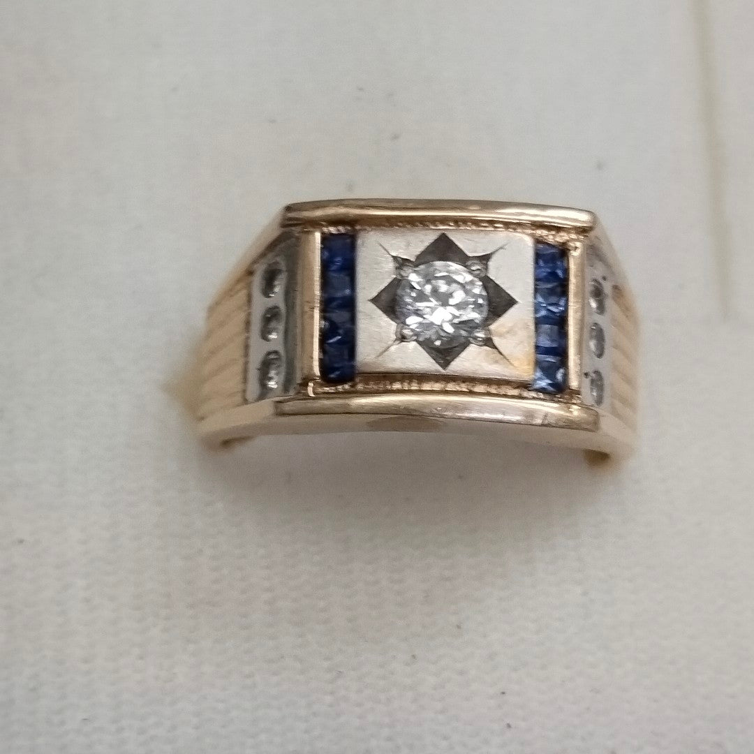 ANILLO ORO 14 K 7,60 GRMS (SEMINUEVO)