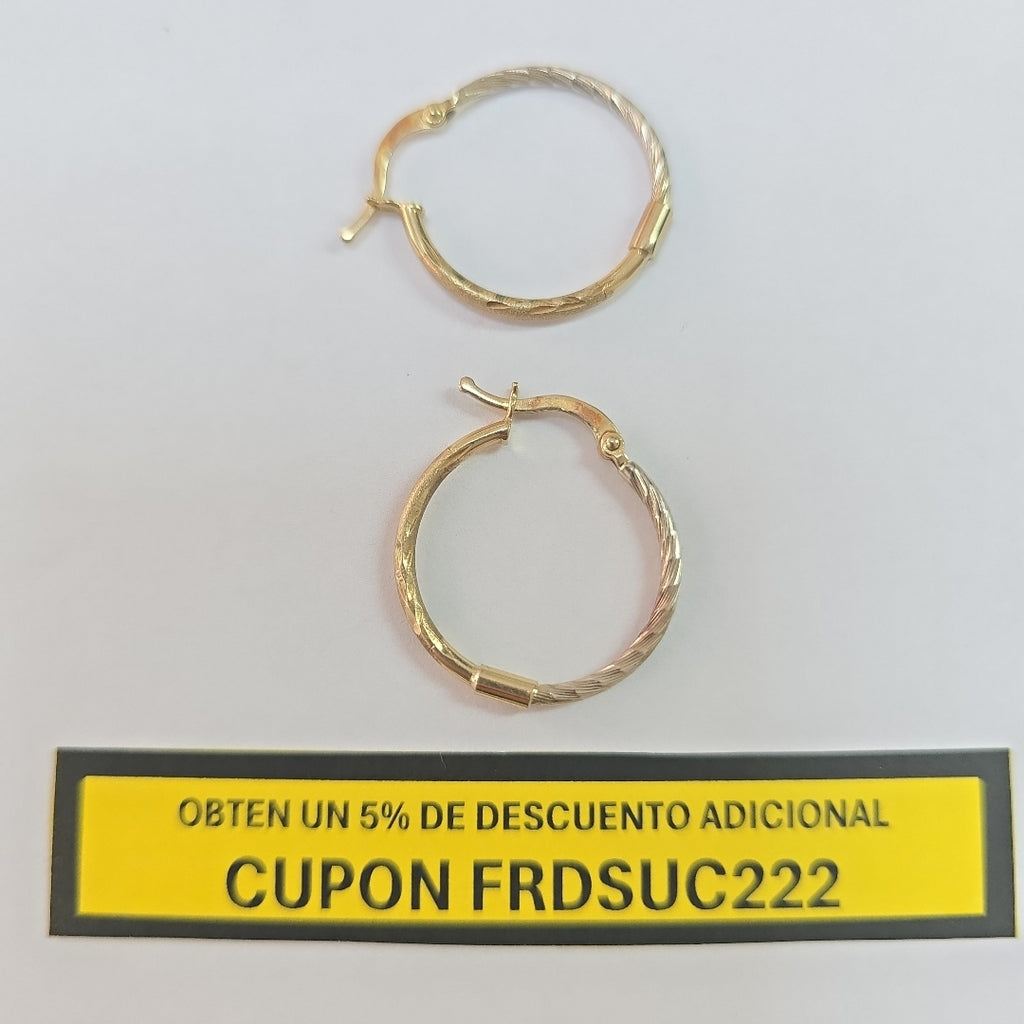 ARRACADAS PAR ORO 10 K 0,85 GRMS (SEMINUEVO)