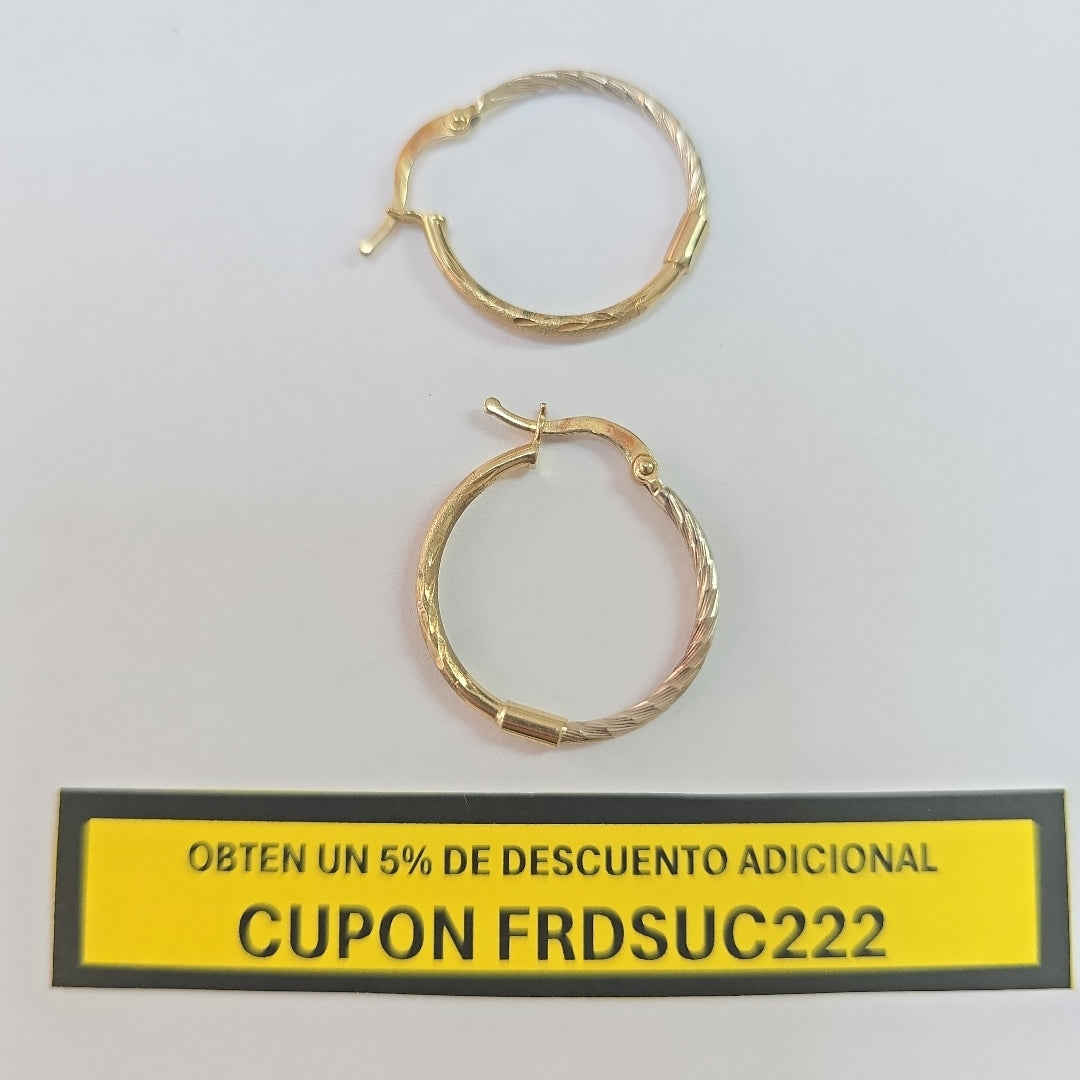 ARRACADAS PAR ORO 10 K 0,85 GRMS (SEMINUEVO)