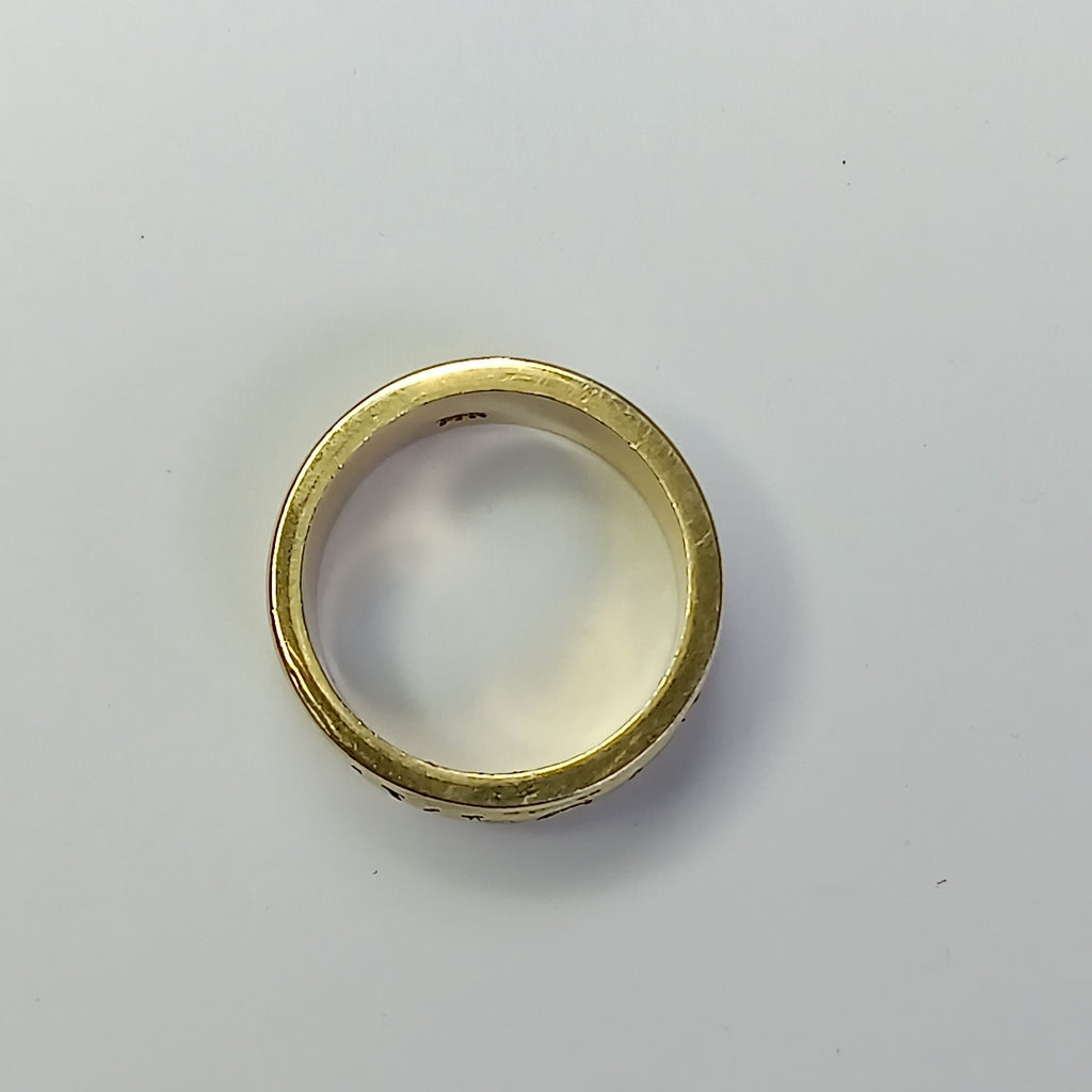 ANILLO ORO 14 K 15.3 GRMS (SEMINUEVO)