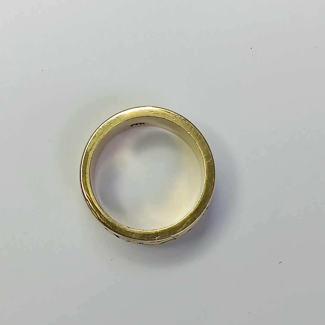 ANILLO ORO 14 K 15.3 GRMS (SEMINUEVO)