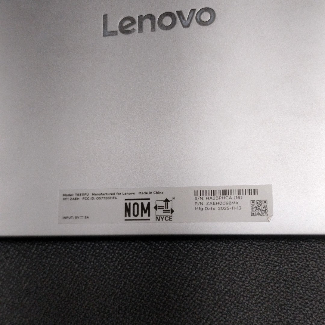 TABLETA LENOVO TB311FU (2025) 128 GB 4 GB RAM (SEMINUEVO)