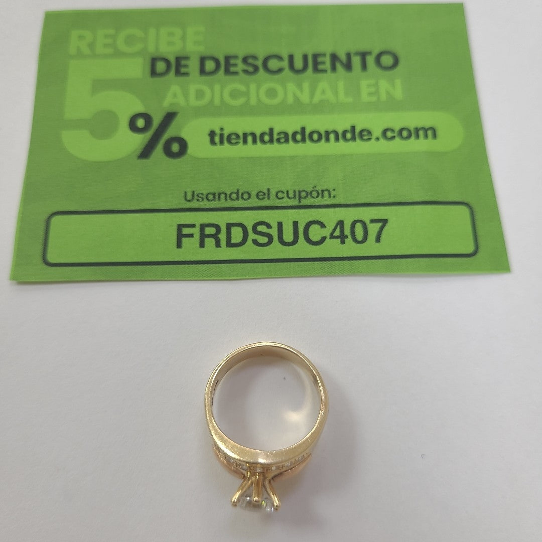 SOLITARIO ORO 14 K 8 GRMS (SEMINUEVO)