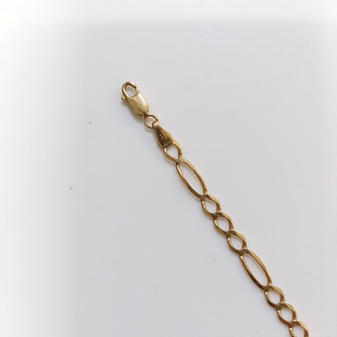 PULSERA ORO 14 K 3.7 GRMS (SEMINUEVO)