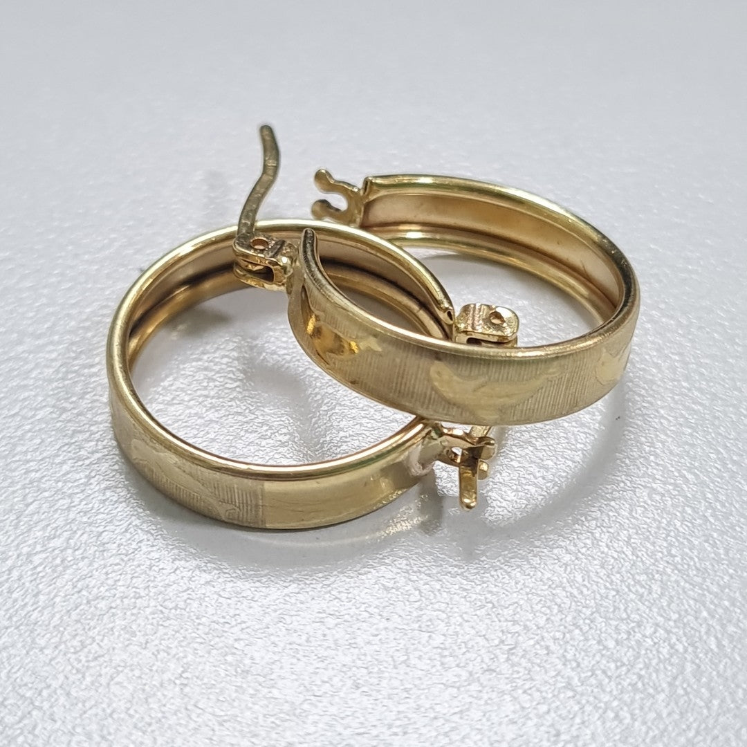 ARRACADAS PAR ORO 14 K 2.1 GRMS (SEMINUEVO)