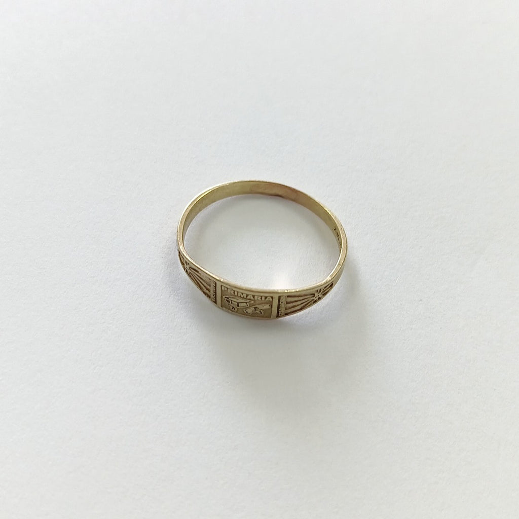ANILLO DE GRADUACIÓN ORO 8 K 1,20 GRMS (SEMINUEVO)