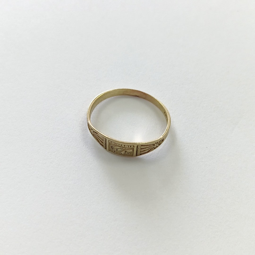 ANILLO DE GRADUACIÓN ORO 8 K 1,20 GRMS (SEMINUEVO)