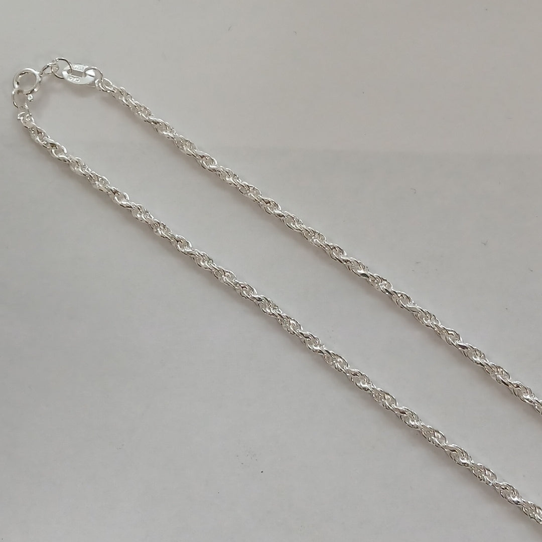 CADENA TORZAL PLATA .925 55 CM 9.22 GR (NUEVO)