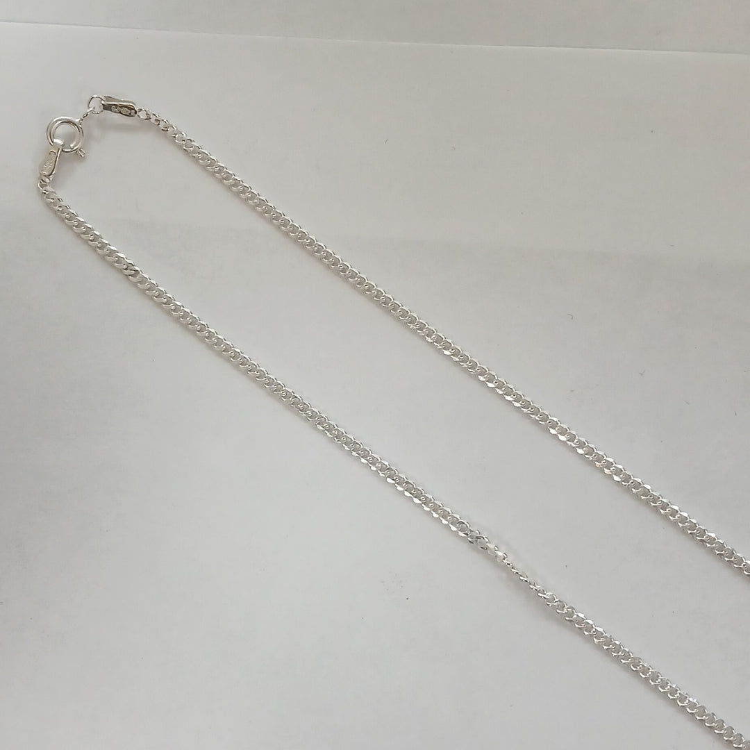 CADENA BARBADA PLATA .925 60 CM 6.63 GR (NUEVO)