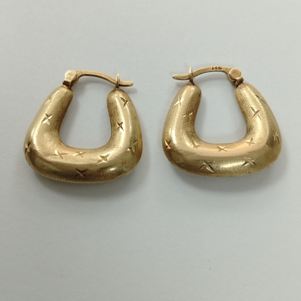 ARETES PAR ORO 14 K 2.1 GRMS (SEMINUEVO)