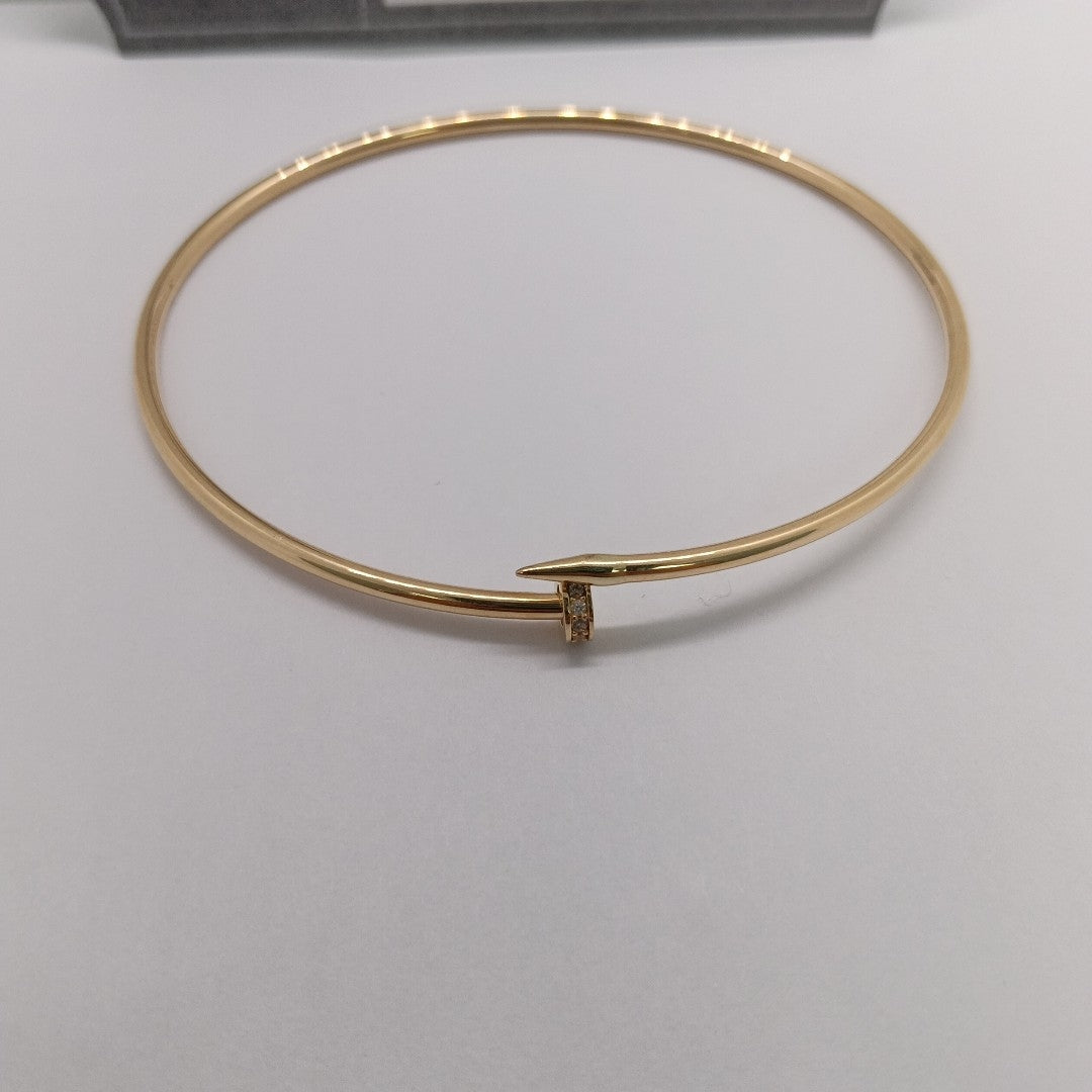 PULSERA CLAVO ORO 14K 2.8 (NUEVO)