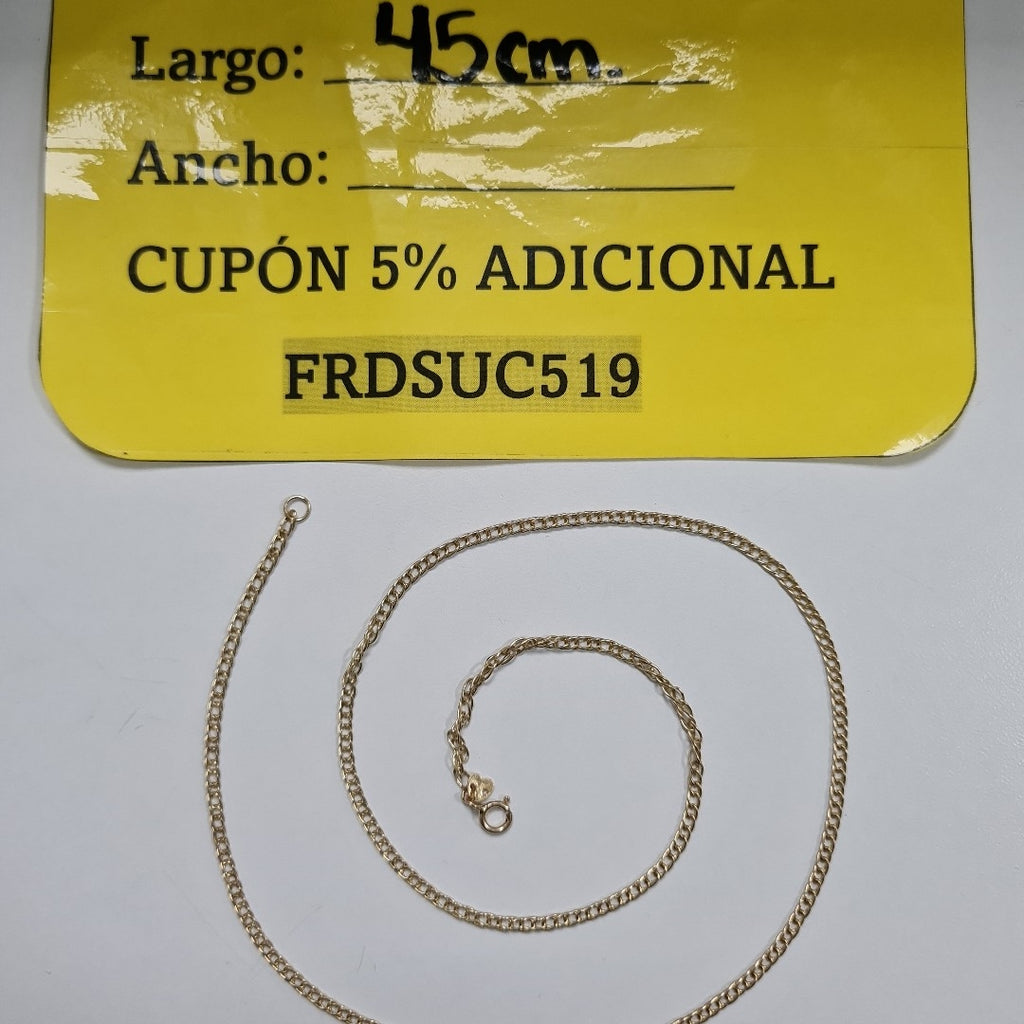 CADENA ORO 10 K 3.5 GRMS (SEMINUEVO)