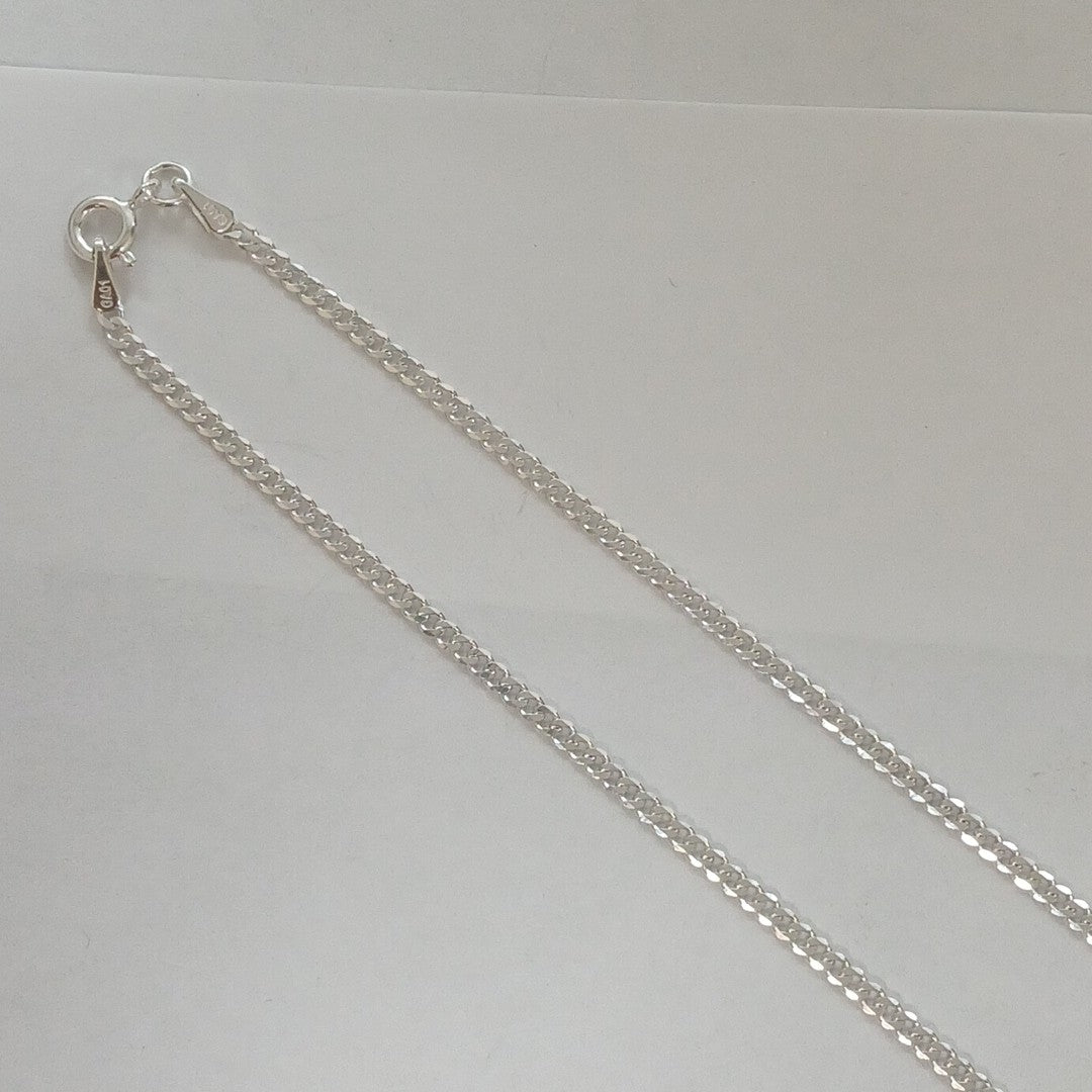 CADENA BARBADA PLATA .925 55 CM 5.13 GR (NUEVO)