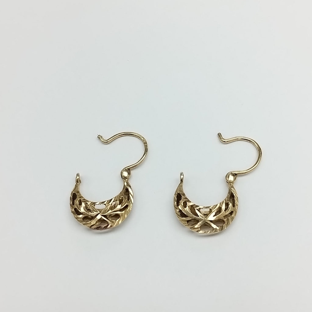 ARETES PAR ORO 14 K 1.2 GRMS (SEMINUEVO)