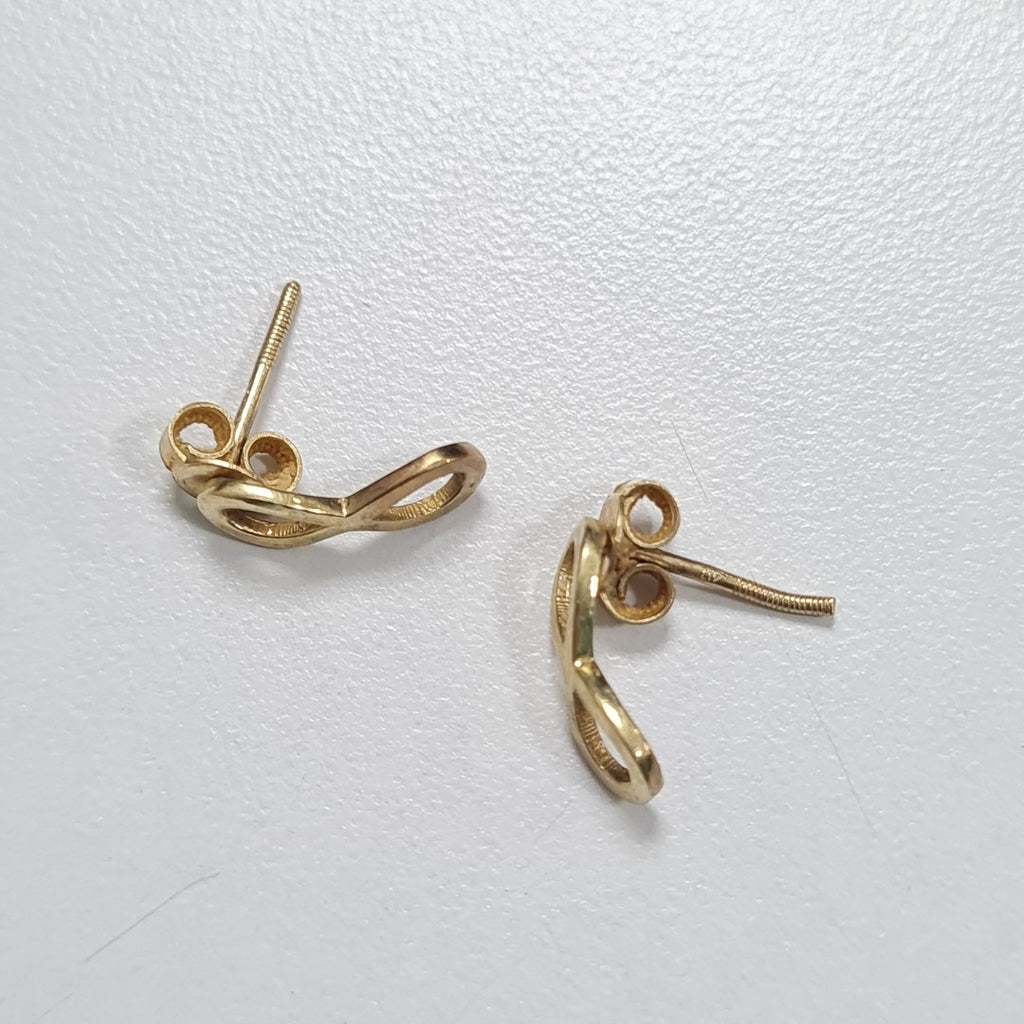 ARETES PAR ORO 14 K 1 GRMS (SEMINUEVO)