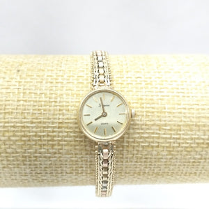 RELOJ CAJA Y PULSO ORO ORO,ORO COMBINADO 10 K 15,50 GRMS (SEMINUEVO)