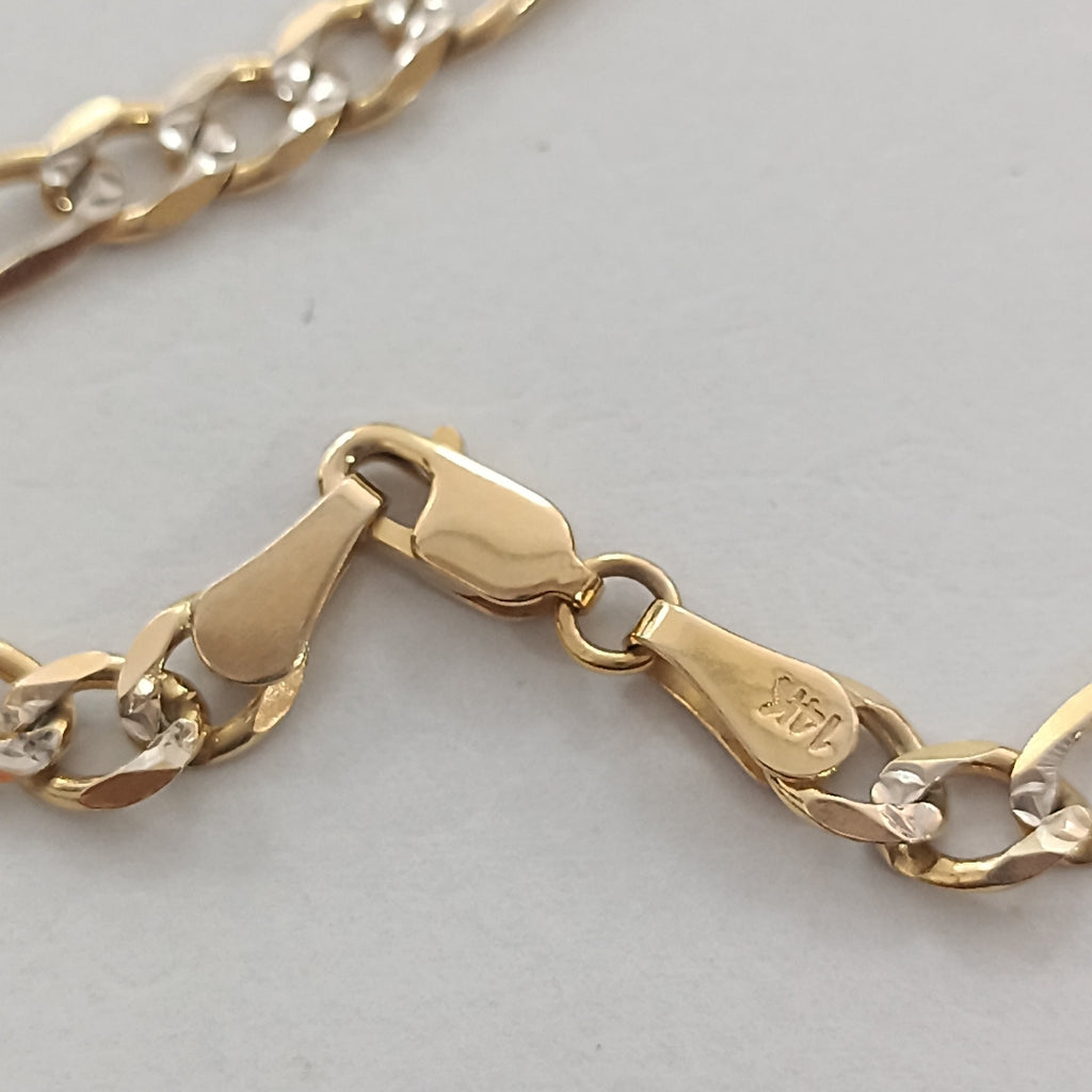 PULSERA ORO, RODIADO 14 K 6.7 GRMS (SEMINUEVO)