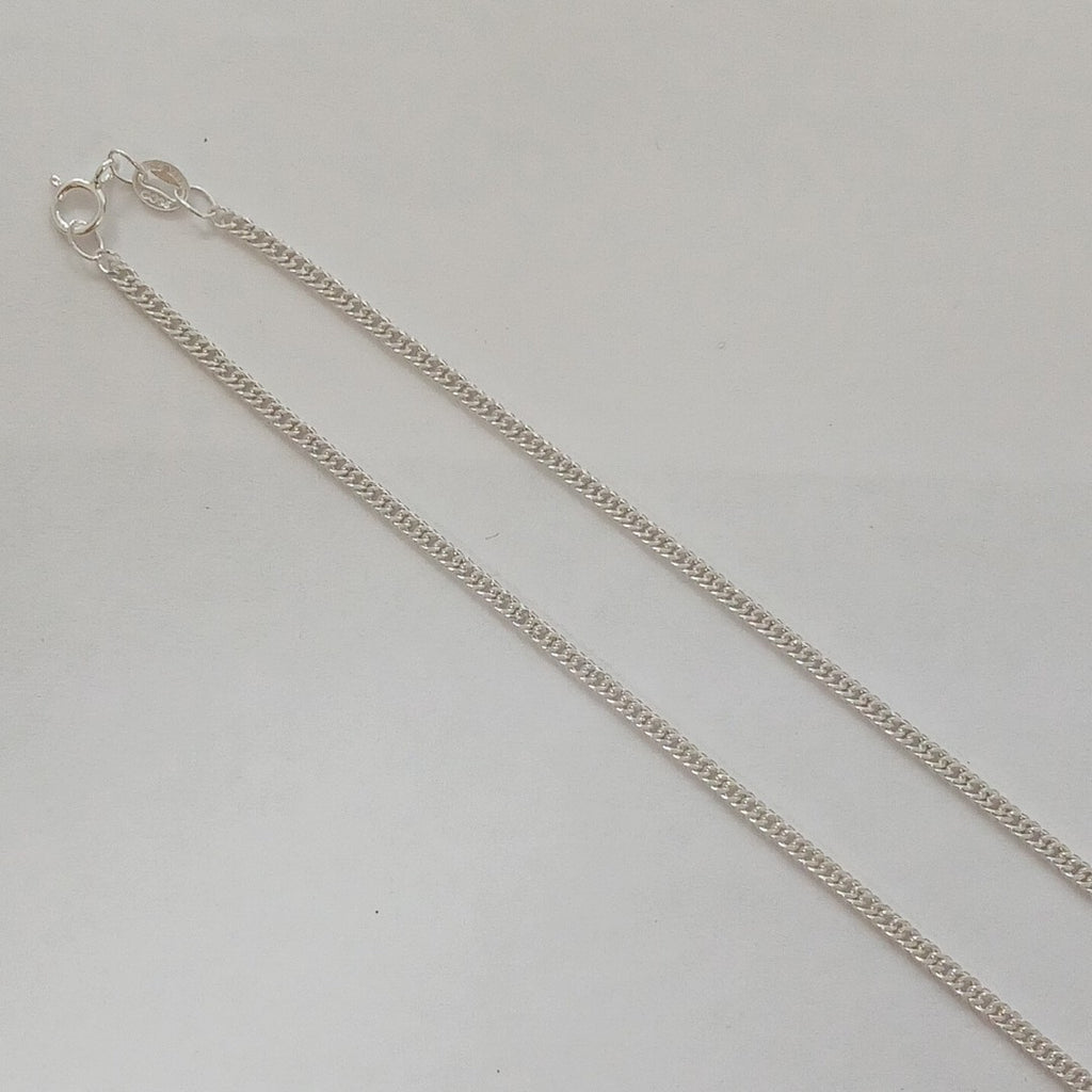 CADENA BARBADA PLATA .925 50 CM 4.12 GR (NUEVO)