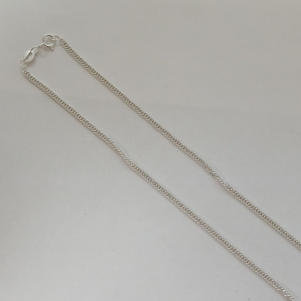 CADENA BARBADA PLATA .925 50 CM 4.22 GR (NUEVO)