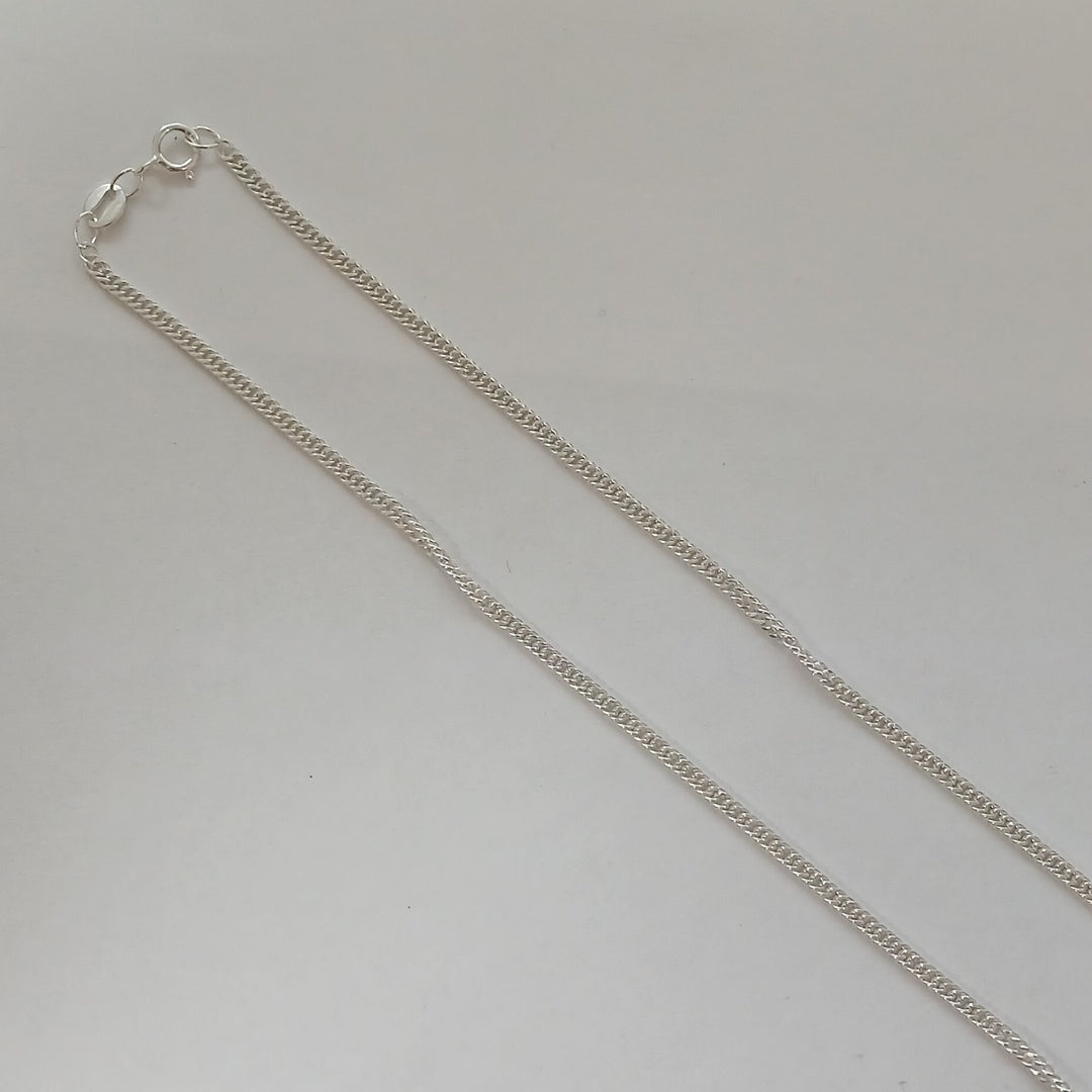CADENA BARBADA PLATA .925 50 CM 4.22 GR (NUEVO)