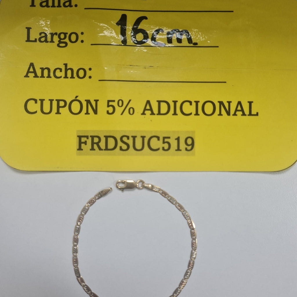 PULSERA ORO 14 K 2 GRMS (SEMINUEVO)