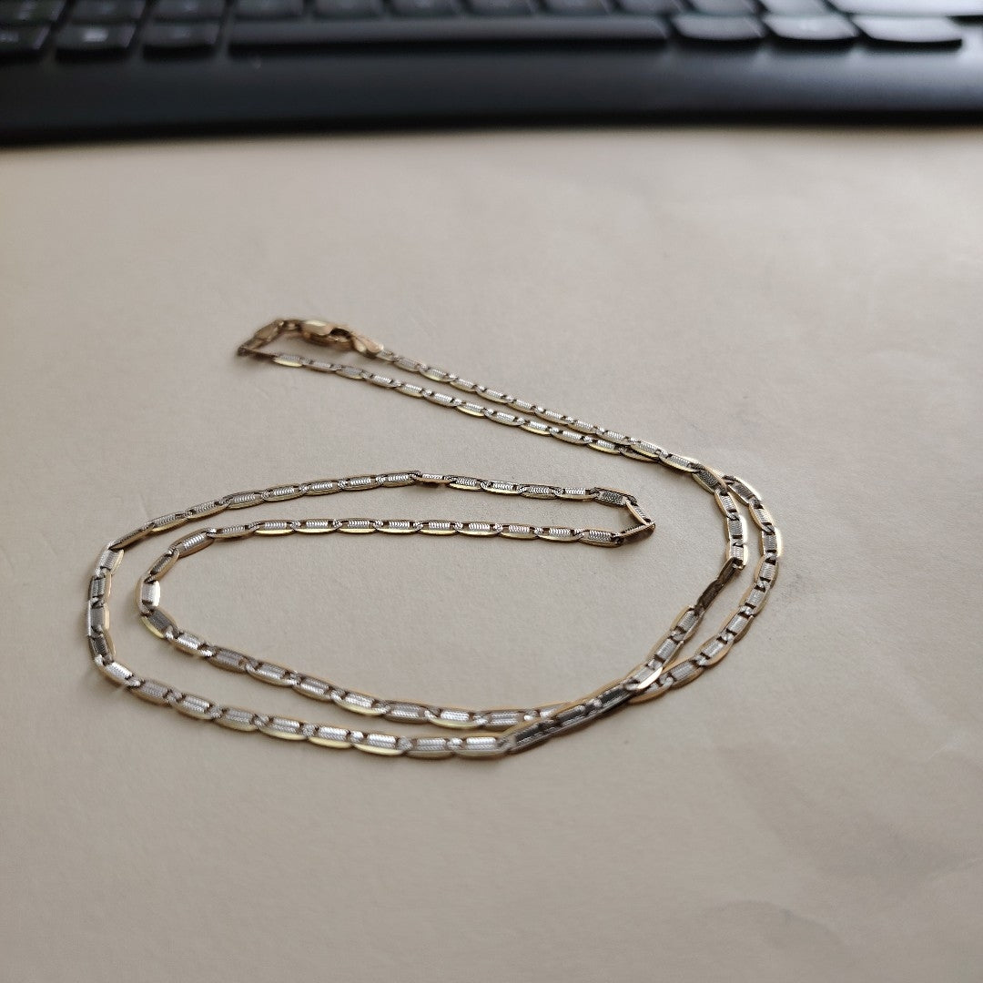 CADENA ORO, RODIADO 14 K 5.2 GRMS (SEMINUEVO)
