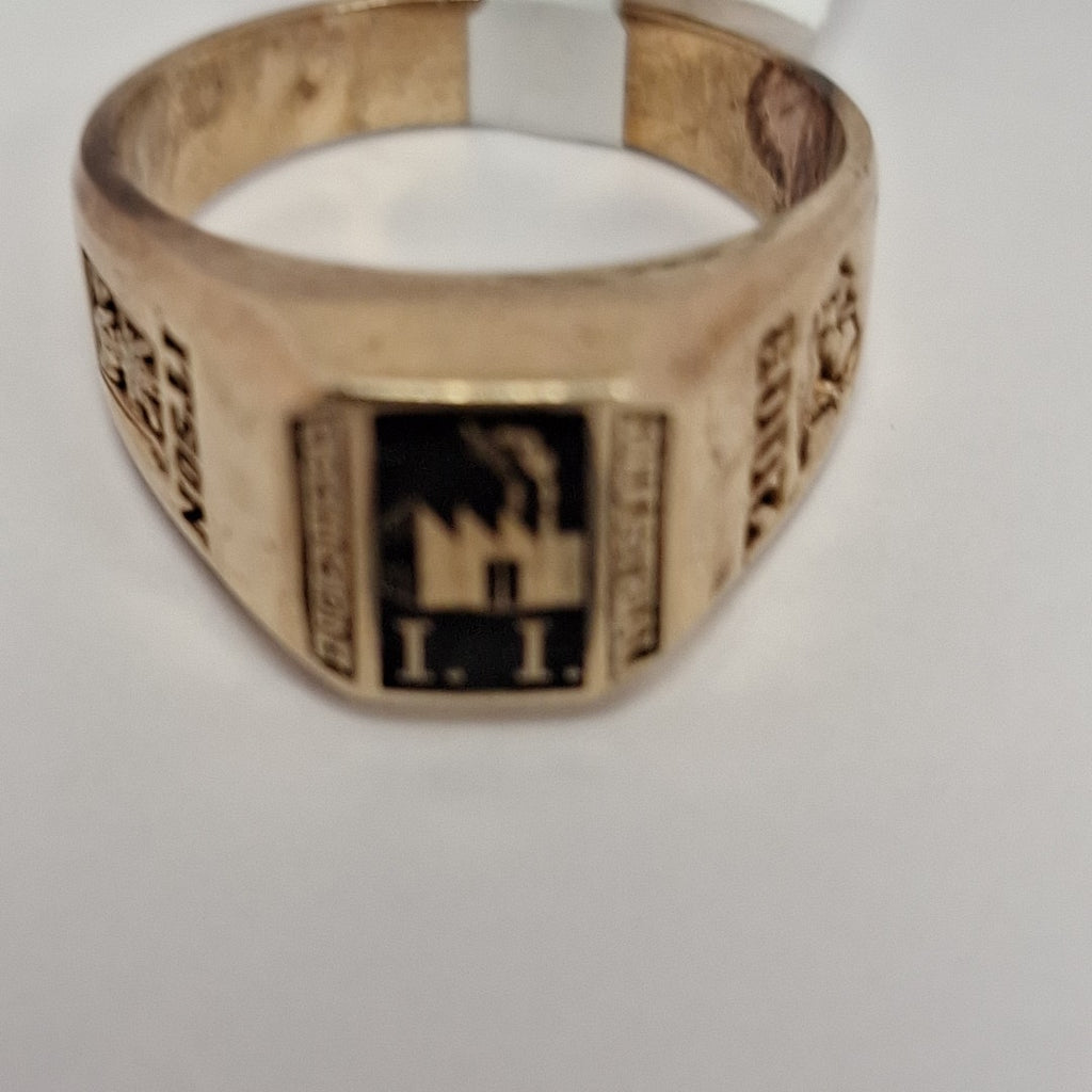 ANILLO DE GRADUACIÓN ORO 8 K 8.4 GRMS (SEMINUEVO)