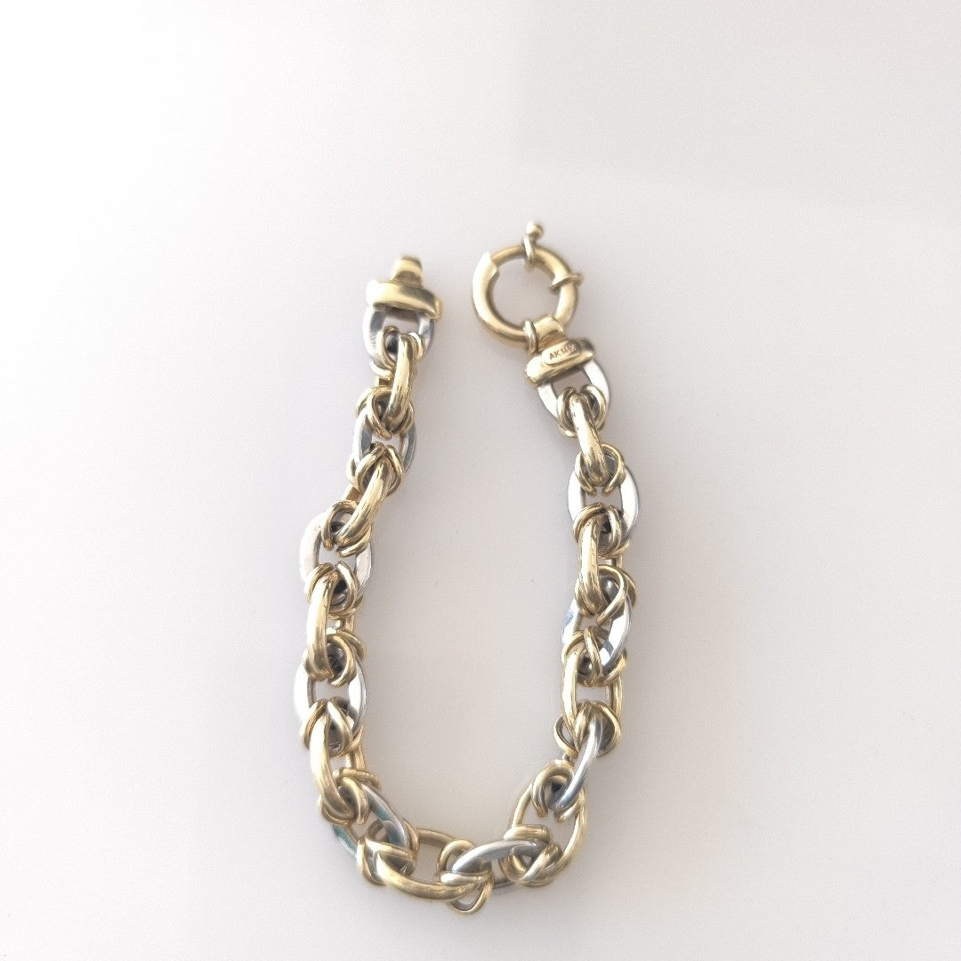 CADENA,PULSERA ORO 14 K 14,10 GRMS (SEMINUEVO)