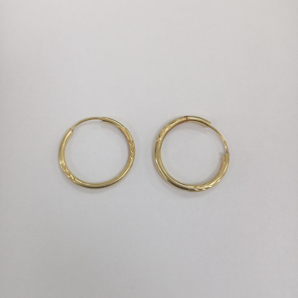 ARRACADAS PAR ORO 14 K 1.3 GRMS (SEMINUEVO)