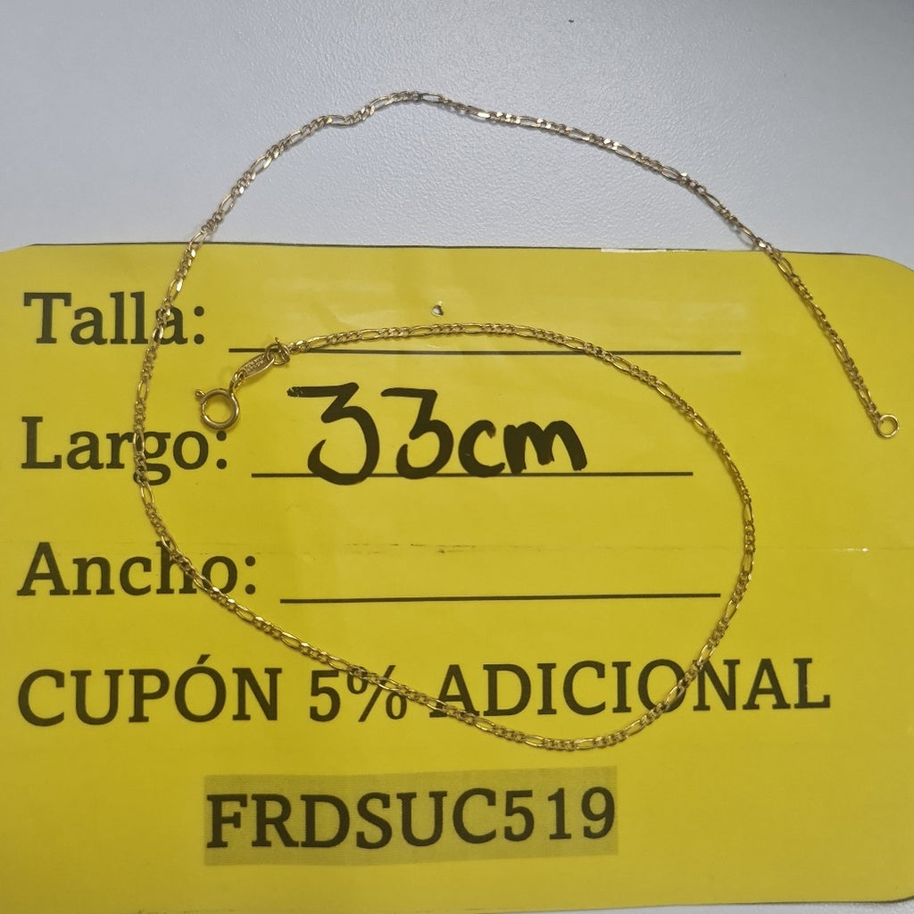 CADENA ORO 14 K 1.5 GRMS (SEMINUEVO)