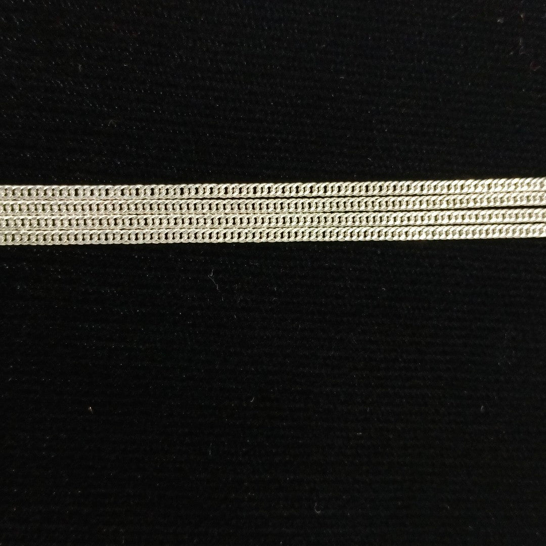 CADENA BARBADA PLATA .925 50 CM 4.12 GR (NUEVO)