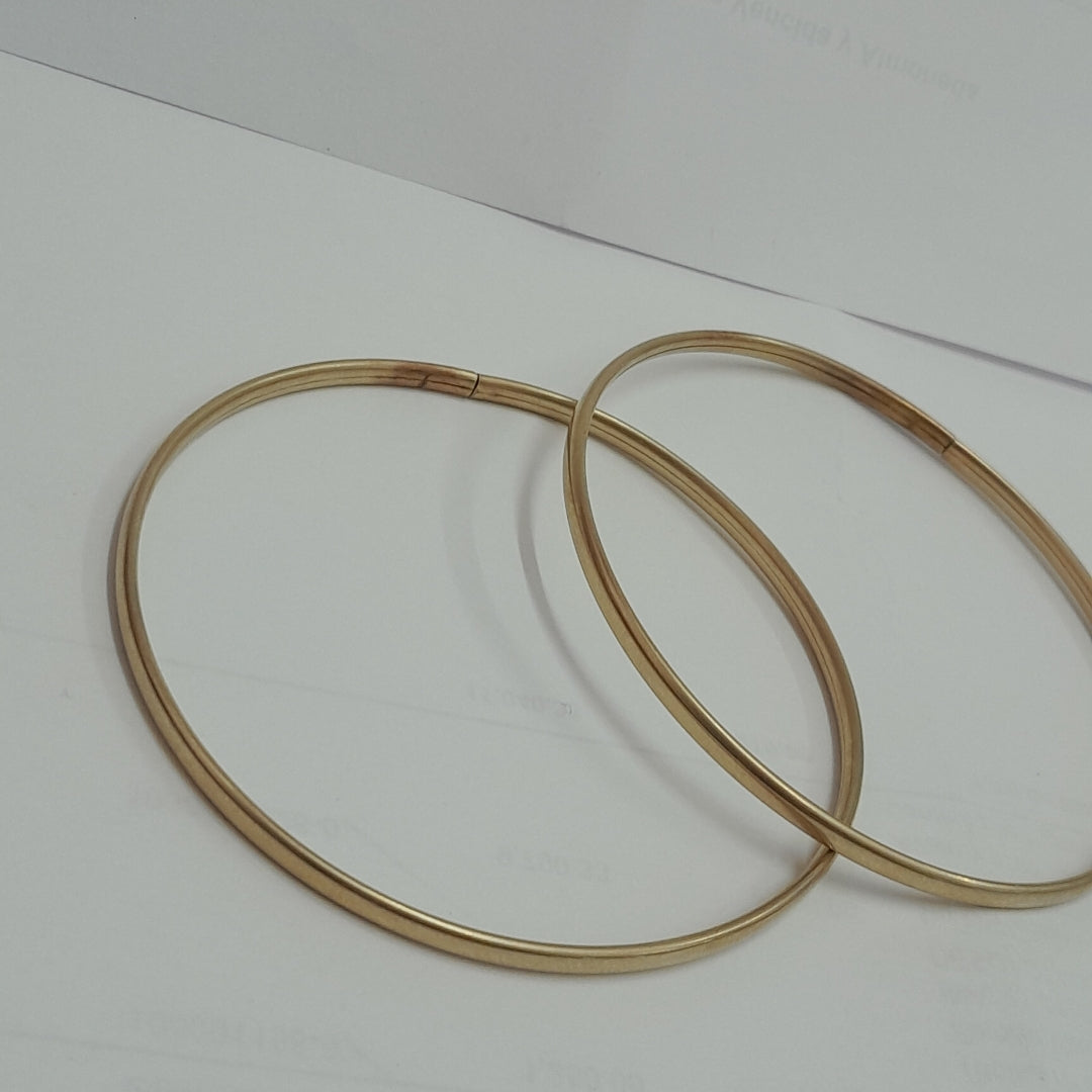 PULSERA RIGIDA ORO 8 K 6.9 GRMS (SEMINUEVO)