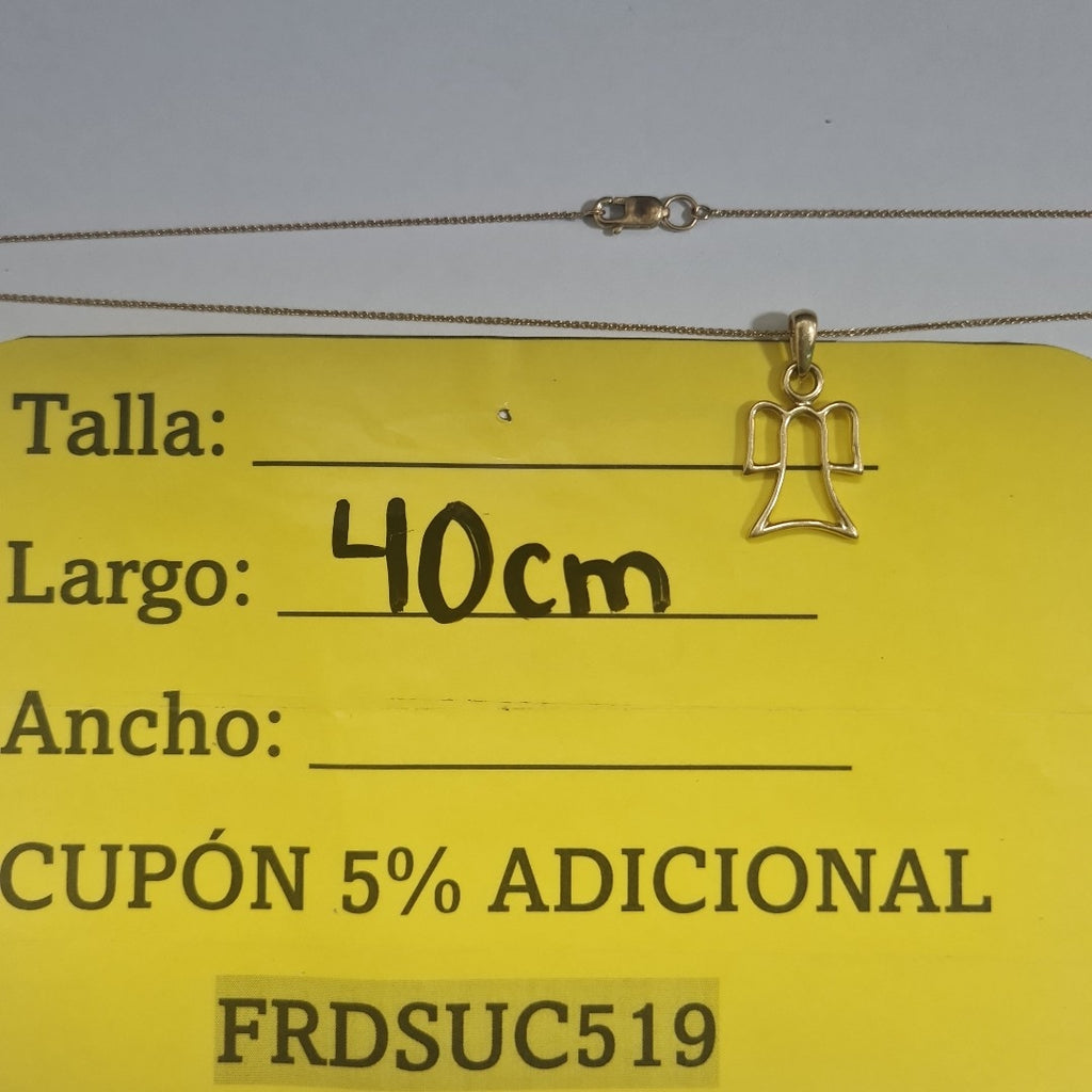 CADENA, DIJE ORO 14 K 2.7 GRMS (SEMINUEVO)